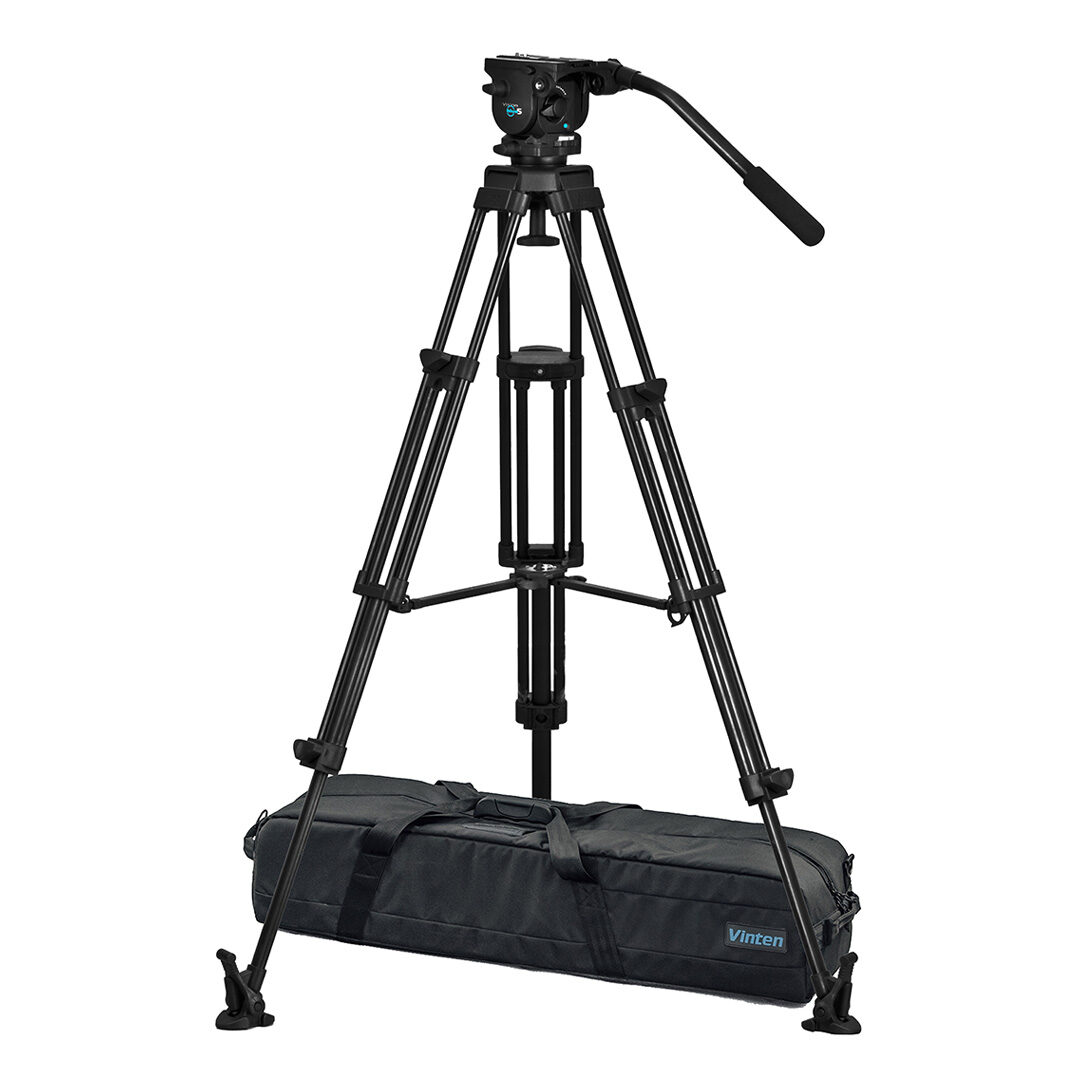 Vision blue5 2-Stage Aluminium Tripod System with Mid-level Spreader