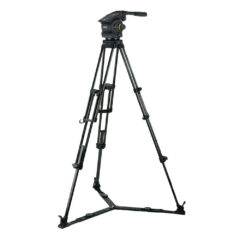 Vision 100 2-Stage Aluminium Tripod System with Dolly